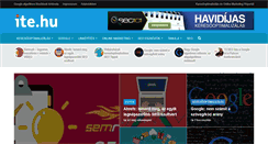Desktop Screenshot of ite.hu